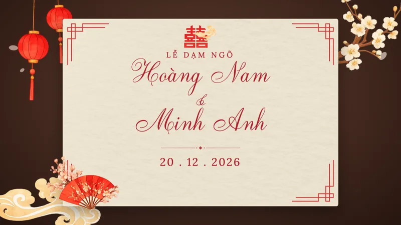 Mẫu video dạm ngõ Nhật bình — Cổ phục · Giấy kem, đèn lồng