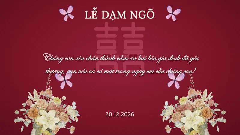 Mẫu video dạm ngõ Mẫu đơn — Đỏ vang · Hoa mẫu đơn